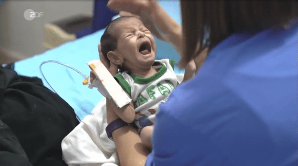 Film still from Unrest in Al-Hol Refugee Camp