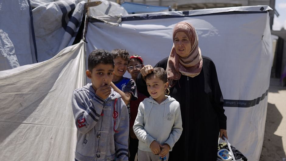 Film still from Getting Out of Gaza